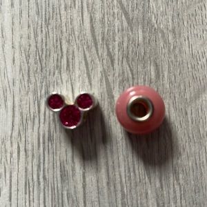 Disney world bracelet charms set of 2